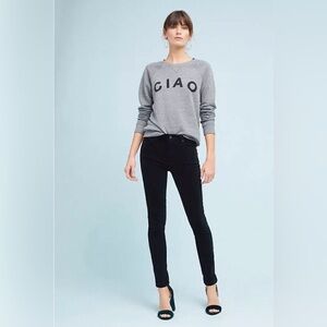 Citizens Of Humanity Rocket High-Rise Velvet Velour Skinny Pants